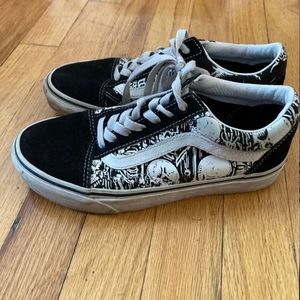 Skulls Vans Shoes w6